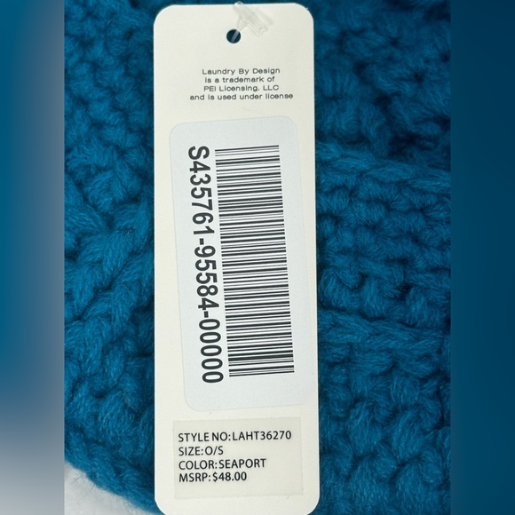 NWT - Laundry by Design Knitted Cap with Brim - Picture 8 of 8